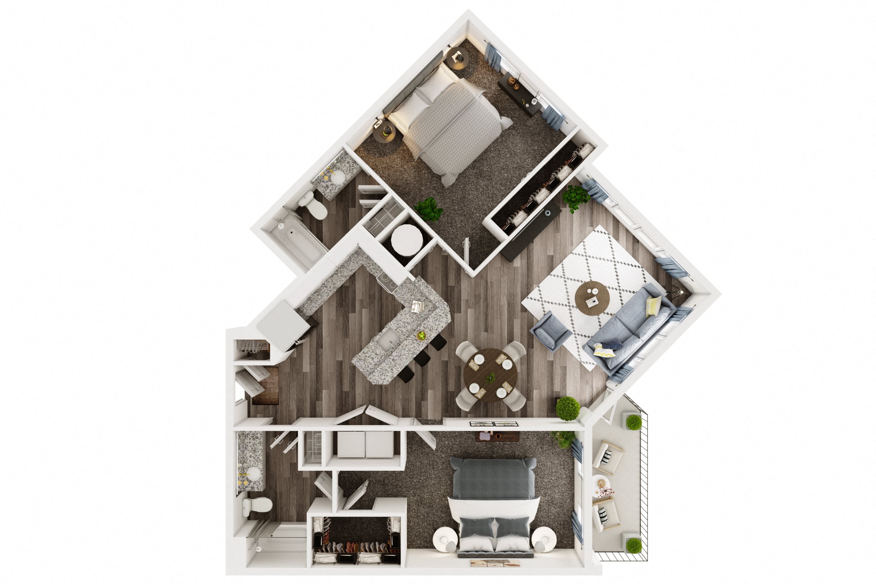 A Unit Floorplan